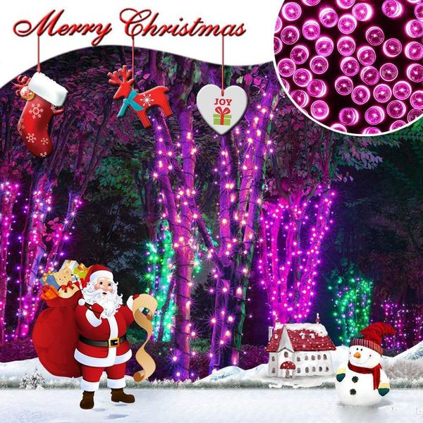 

7m 12m 22m solar lamps led string lights 100/200 leds outdoor fairy holiday christmas party garlands solar lawn garden lights waterproof