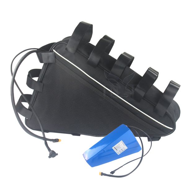 

outdoor bicycle waterproof rechargeable 52v 30ah ebike battery pack high-capacity batteries for 500w to 1250w moto with charger+bag