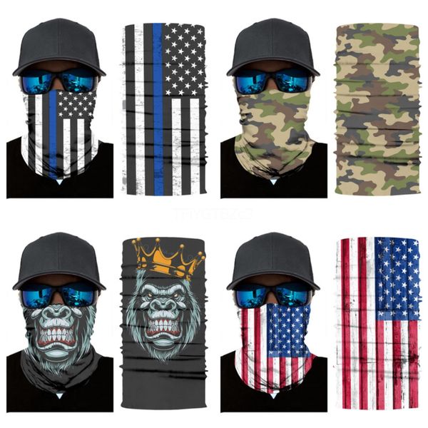 

outdoor seamless magic skull skull scarf face mask skull scarf cycling riding masks warm neckerchief outdoor facial party masks t1i19 #13#44, Blue;black