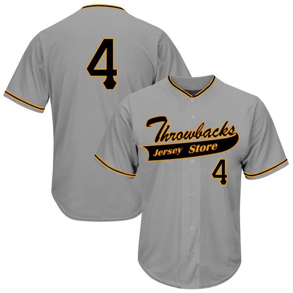 

Throwbacks Commemorative Jersey No4 Exquisite Embroidery High Quality Cloth Breathable Sweat Absorption Professional Jersey Production 2020