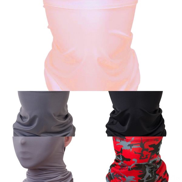 

biabh i sport bicycle fishing scarf neck gaiter shield face mask headband headwear bandana ring scarf bicycle balaclava stock cant breathe, Black