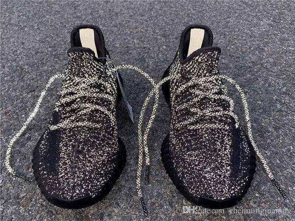 

est black 3m reflective mens womens running shoes yeezreel yecheil citrin cloud white glow kanye west designer trainers sports sneaker
