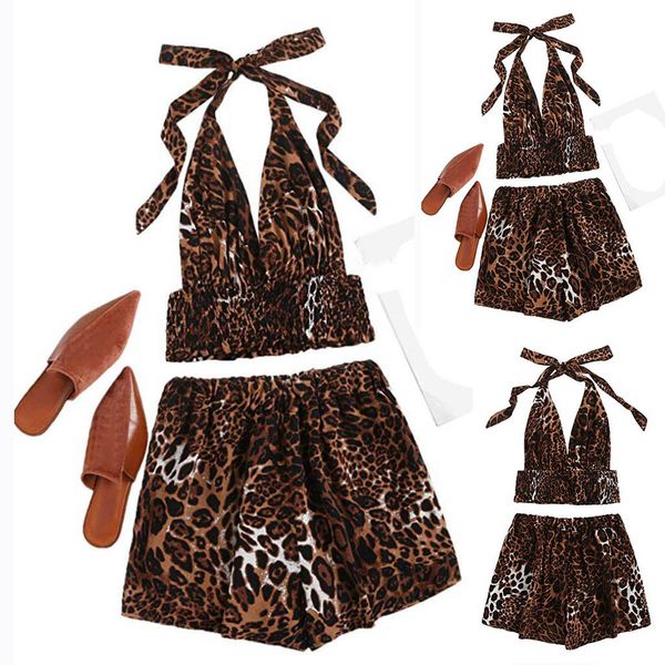 

casual smmer women botanical print summer v collar and mini shorts set, White