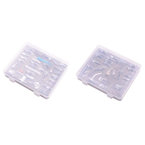 

62pcs sewing machine parts sets presser foot suit multifunction sewing kit combination machine parts, Black