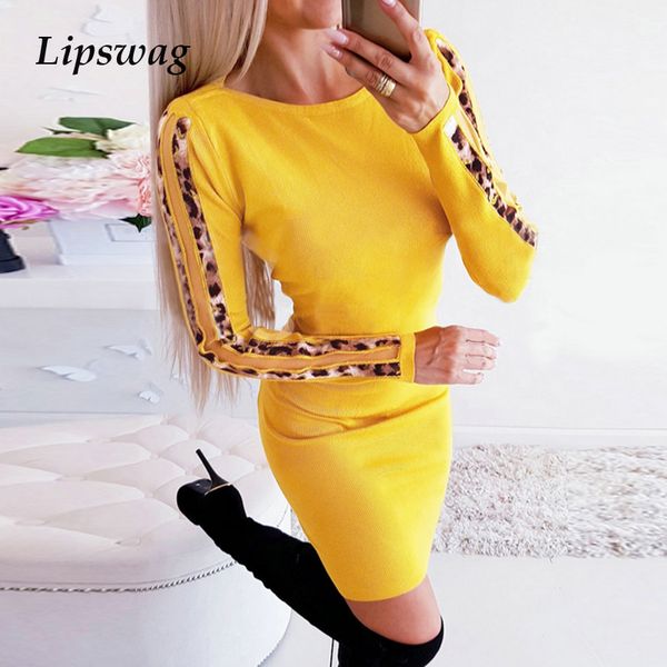 

lipswag knitted hollow out party dress women 2019 autumn long sleeve sheath dress winter elegant o-neck mini dress vestido, Black;gray