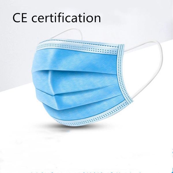 

fda ce certified stock disposable face masks men women protect masks breathable 3 ply non woven mask wholesale dhl ups