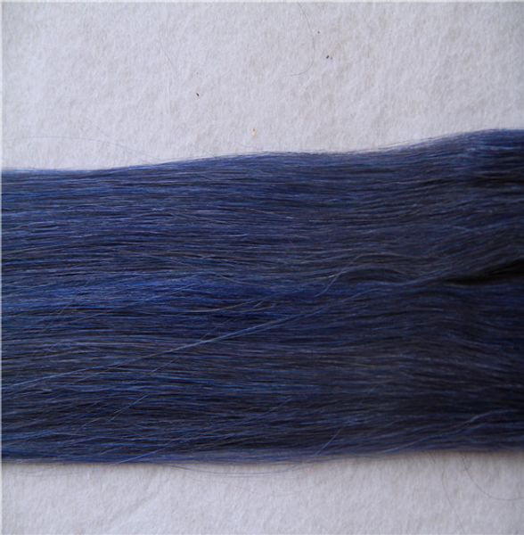 Sky Blue Color Malaysian Remy Straight Hair Weaving 10 30 Inchs