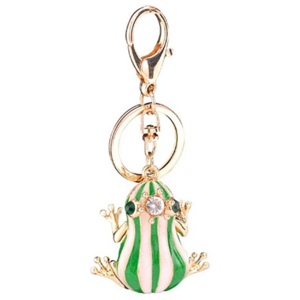 

fashion holder car handbag green chic the frog prince jewelry keyring keychain key chain pendant, Silver