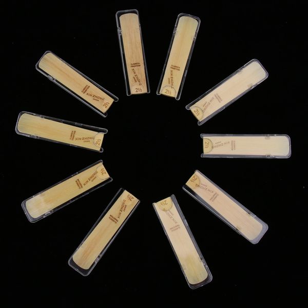 

pack of 10 alto saxophone perform reeds 2 1/2 sax parts with case