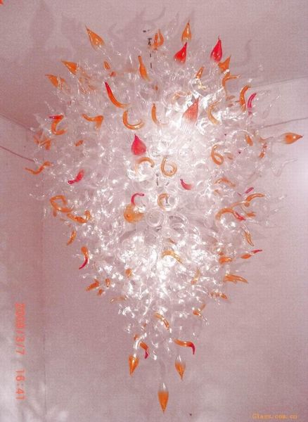 100% Mouth Сгорел CE UL боросиликатного стекла Murano Чихули Art Висячие освещение Люстра с Цены