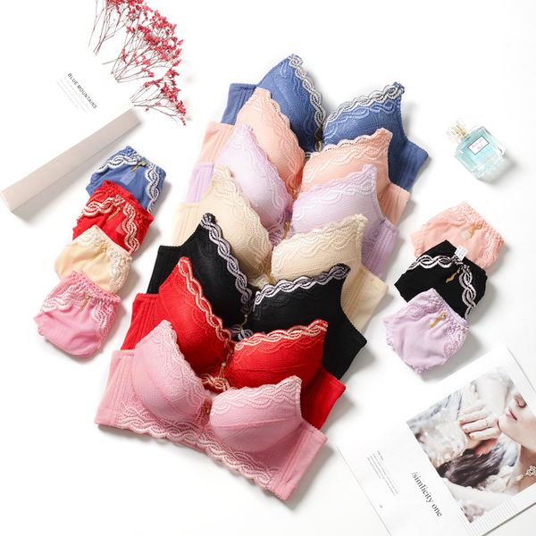 

mesh регулировка толстые собирают бюстгальтер sexy кружевное белье, Red;black