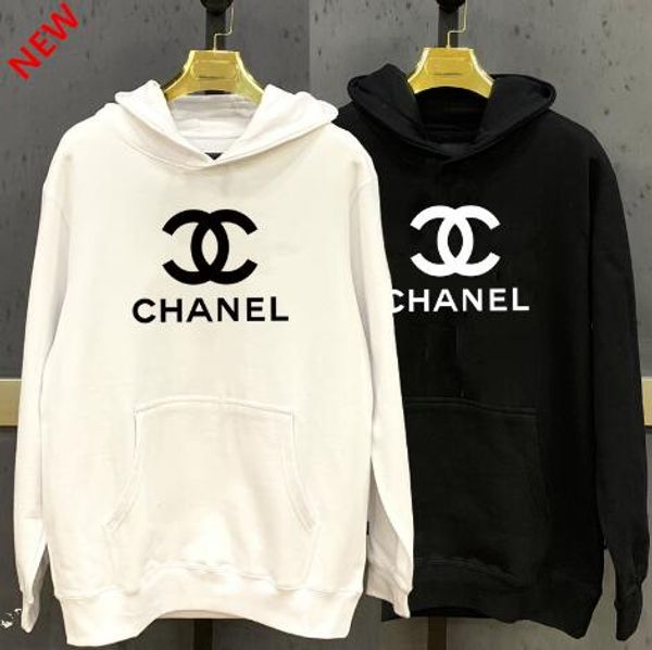 

apparel 2020 hoodie monogram prints for men and women casual long-sleeved wool hoodie fashion hoodie wholesale, White