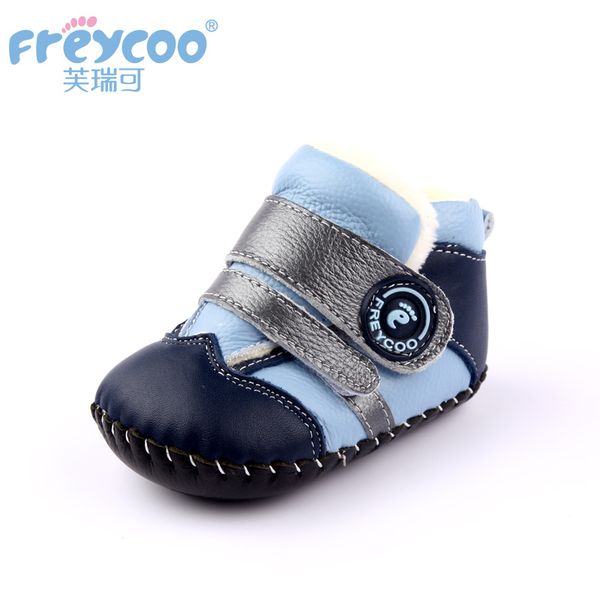 

freycoo 2018 kids shoes winter baby toddler shoes for boys girls cowskin of 6-24 genuine leather for children