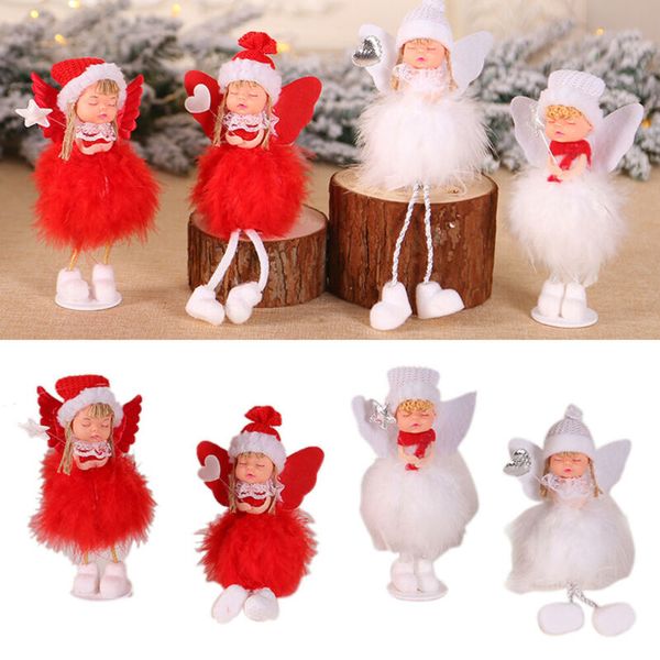 

new xmas angel girl child cute dolls christmas tree ornaments party desk decor