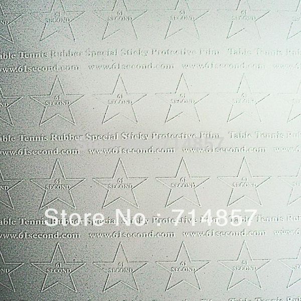 

original 10 pieces of 61second table tennis / pingpong special sticky protective film