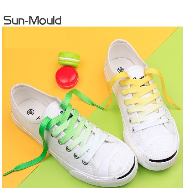 

new flat shoelaces dress canvas shoe lace sneaker boots shoe laces strings shoelace quality tie, White;pink