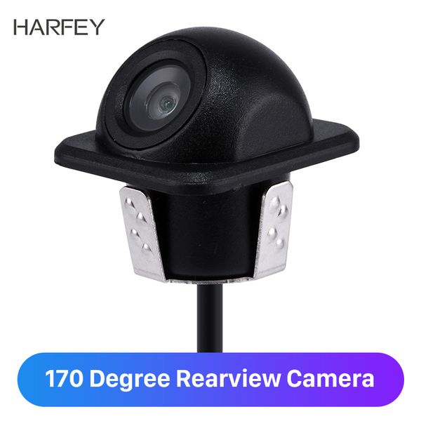 

harfey night vision waterproof 170 degree hi-definition color ccd hd backup with reversing camera car parking assistance system