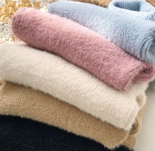 

baby chid girl boy toddler no pilling cashmere sweater sweaters and pullovers pure mink cashmere knitted pullover ladies sweater, Blue