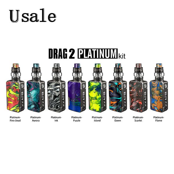 

Voopoo DRAG 2 Platinum Kit 177 Вт с UFORCE T2 Tank N3 Тройная катушка U2 Двойная катушка Новый Drag 2 100% оригинал