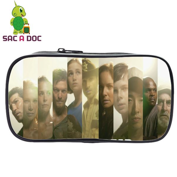 

the women makeup bags kids cartoon school pen pouch movie pattern kids boys pencil cases stationery bags customize