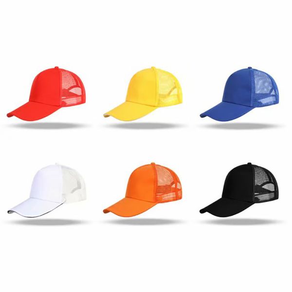 

2020 baseball hat new 7 colors cover sun hat cf805- breathable mesh cap, Black;white