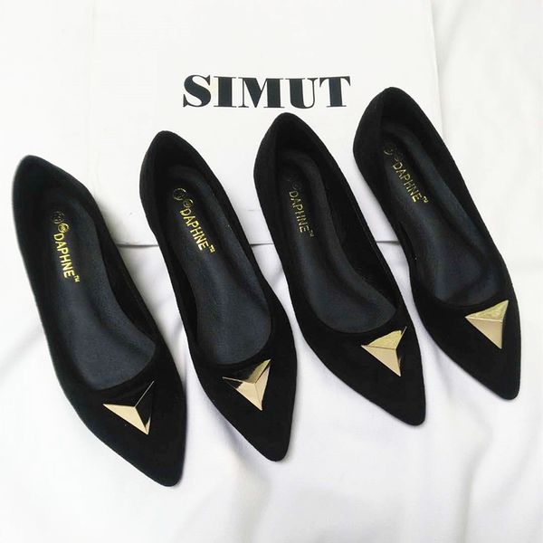 

sharp single shoe woman 2019 a wide range of words and phrases flat bottom black shallow mouth doug shoes