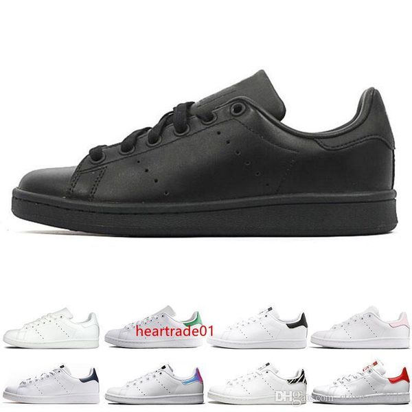 

hipping smith men women stan shoes black white red blue silver pink smith sneakers casual shoes leathe size 36-44
