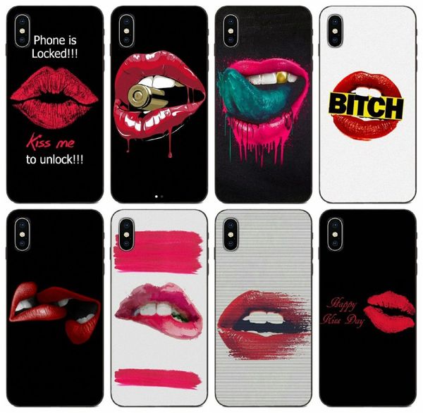 

tongtrade] граффити sexy lips чехол для apple iphone 11 pro max x xs 8р 7р 6p galaxy j6 j7 j8 huawei p30 p20 редми 4 pro free shipping case