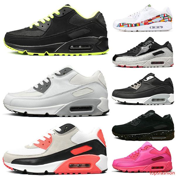 

nik 90 90s мужчины женщины кроссовки тройной черный белый красный cny oreo пробежки открытый тренер мужской спортивная обувь тапки eur 36-45