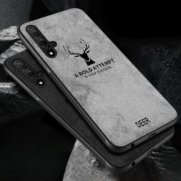 

funda де lujo де ciervo пункт huawei honor 9x20 pro 10i 20i 10lite 8c 8x p30 pro p20 lite p смарт z y9prime 2019 учтивый textura де tela