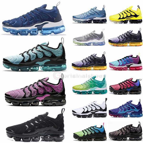 

tn plus 2020 vapors triple black geometric active fuchsia lemon lime spirit teal running shoes designer mens woman sneaker maxes size 12