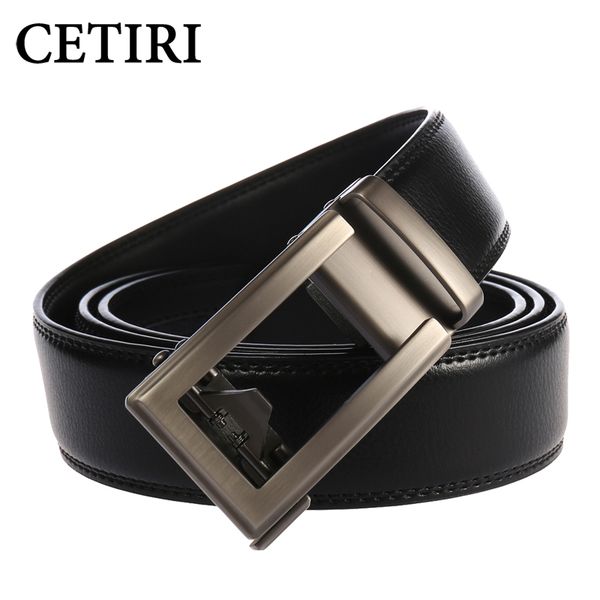 

3.5cm belts for men genuine leather vintage belt male alloy automatic buckle luxury waist trouser belt strap cetiri, Black;brown