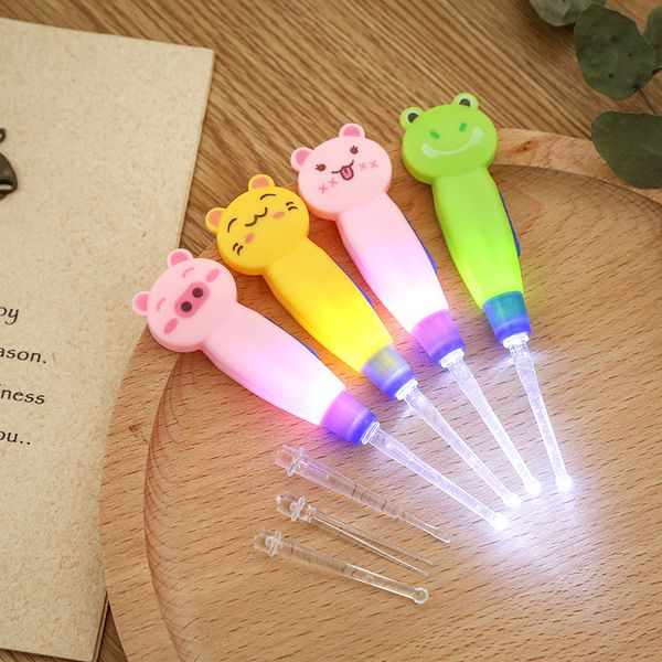 

cartoon animal removable ershao bring lamp luminescence ear and ear grilled visual earpick mine earpick ears tool