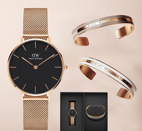 daniel wellington watch and bracelet gift set