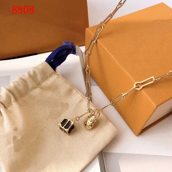 

2020 luxurious quality pendant bracelet for women charm jewelry necklace earring ps8212 6, Black