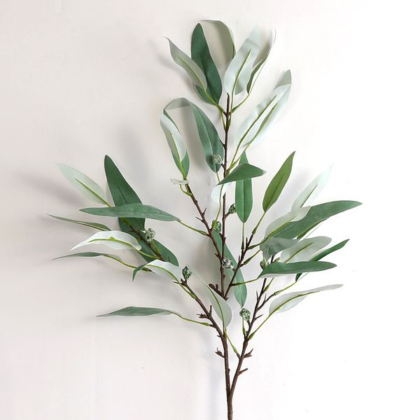 

artificial plant eucalyptus leaves faux silk vase arragement home wedding decor