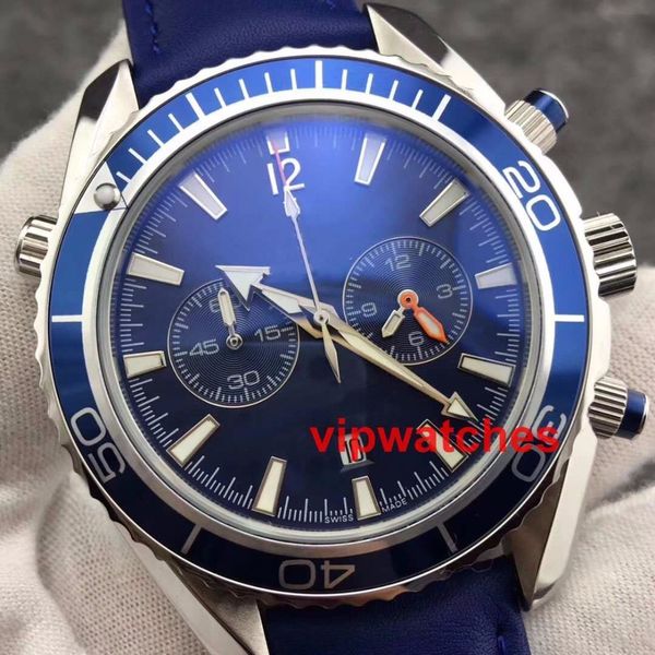 

Лучшие новые 007 кварцевые часы серии Ocean Mens Sport 44mm Все циферблаты Рабочие часы Нару
