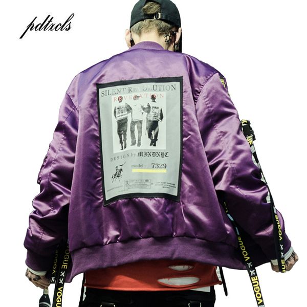 

new western street stylish fashion back pattren patchwork ribbon mens jackets hip hop autumn casual male zipper coats streetwear, Black;brown