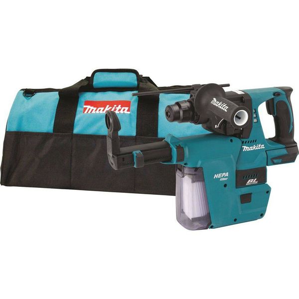 

Makita xrh01zvx 18v lxt lithium ion cordle 1 quot rotary hammer w hepa vacuum