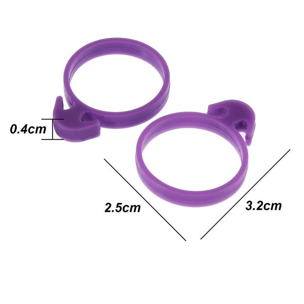 

ttlife 10 loaded silicone retaining ring pastry bags cable tie sealing ring 10 decorative flower bag retaining ring cake tools
