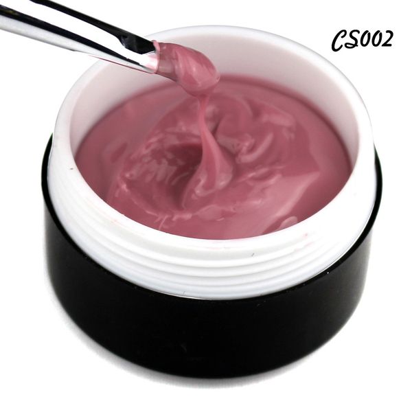 

wholesale 15ml poly gel pink fast finger nail extension constructor camouflage cover hard jelly builder gel clean nail nude, Red;pink