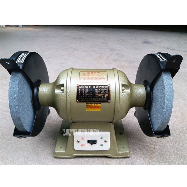 

new arrival s3sat-200 bench grinder grinding machine electric polishing machine 220v / 380v 50 / 60hz 550w 2840r rpm 200mm hot