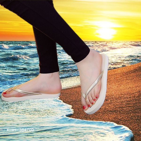 

women summer flip flops bathroom shoes summer beach sandals slipper indoor outdoor flip-flops home slippery light shoes, Black