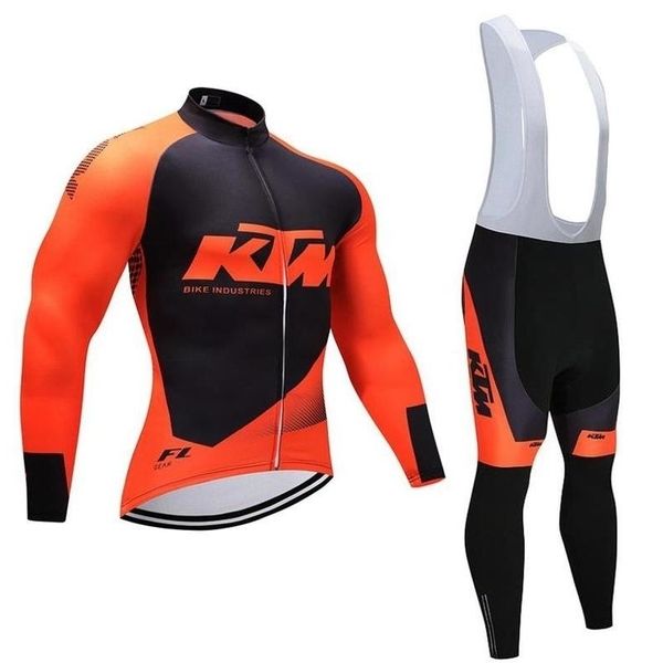 

ktm мужчины велоспорт джерси тур де франс с длинным рукавом весной и осенью bisiklet одежда велосипед майо ropa ciclismo mtb одежда для вело, Black;red