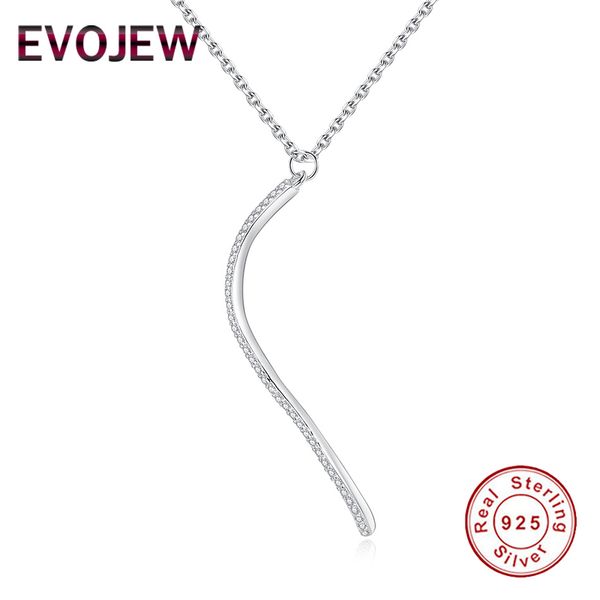 

evojew trendy pendant necklace for women gift 925 sterling silver jewelry choker statement necklace dropshipping