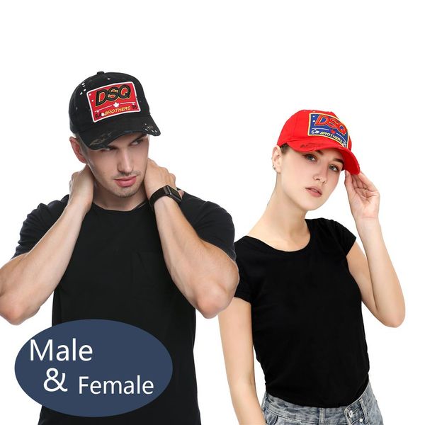 

direct fashion ladies curved golf embroidery letters men's baseball cap d2 bones snapback hat cotton hat outdoor, Black;white