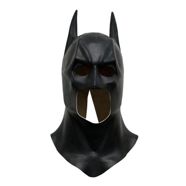 

cool batman masks halloween full face latex batman pattern realistic mask costume party masks cosplay props party supplies fa3089