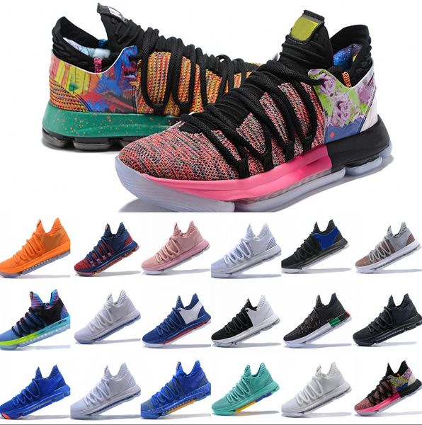 

2019 New KD 10 Anniversary University Red Still Kd Igloo BETRUE Oreo Men Basketball Shoes USA Kevin Durant Elite KD10 Sport Sneakers
