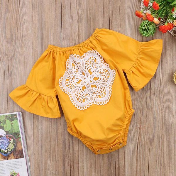 

floral newborn kid baby girl infant romper jumpsuit bodysuit clothes outfit 0-24, Blue