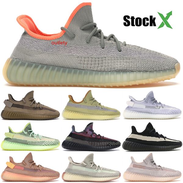 

earth designer kanye west tail light desert marsh flax yeshaya men running shoes yecheil landmark black static reflective women sneakers